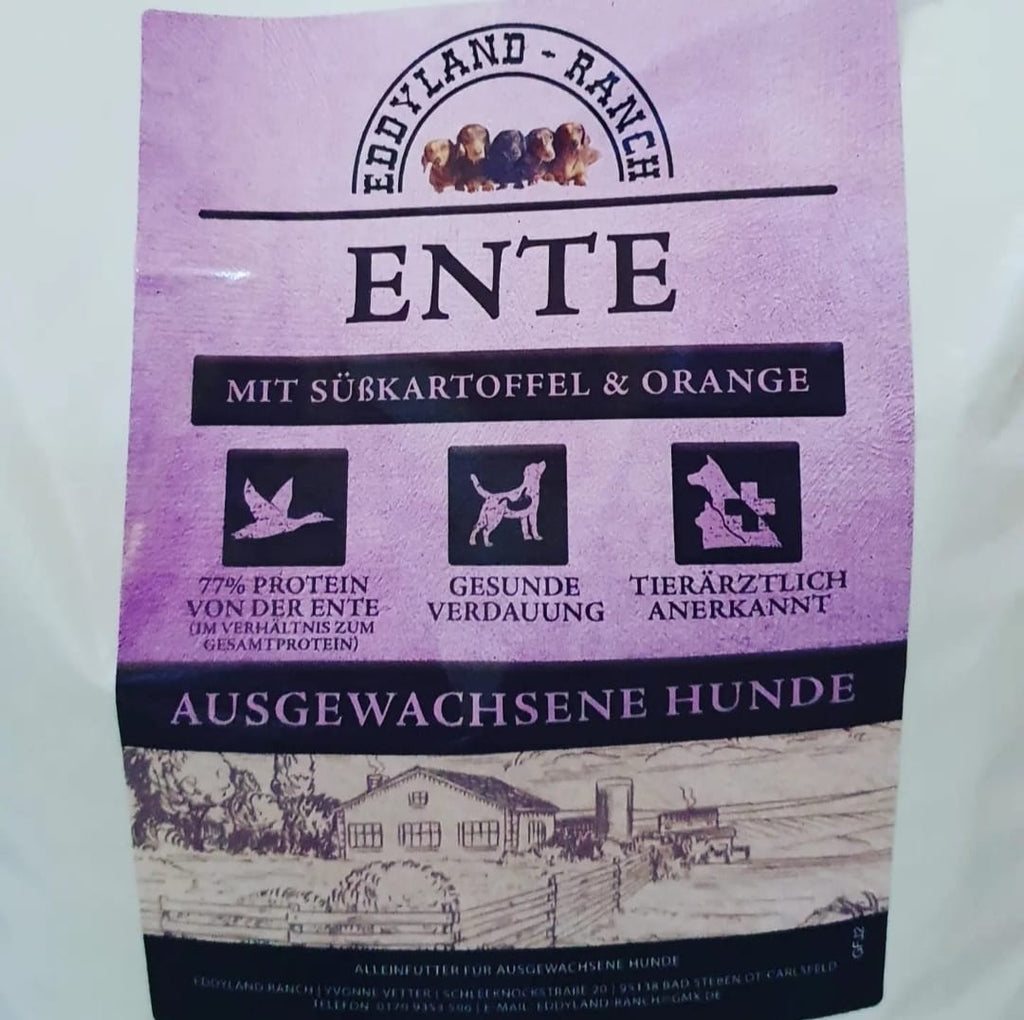 Ente mit Süßkartoffel & Orange