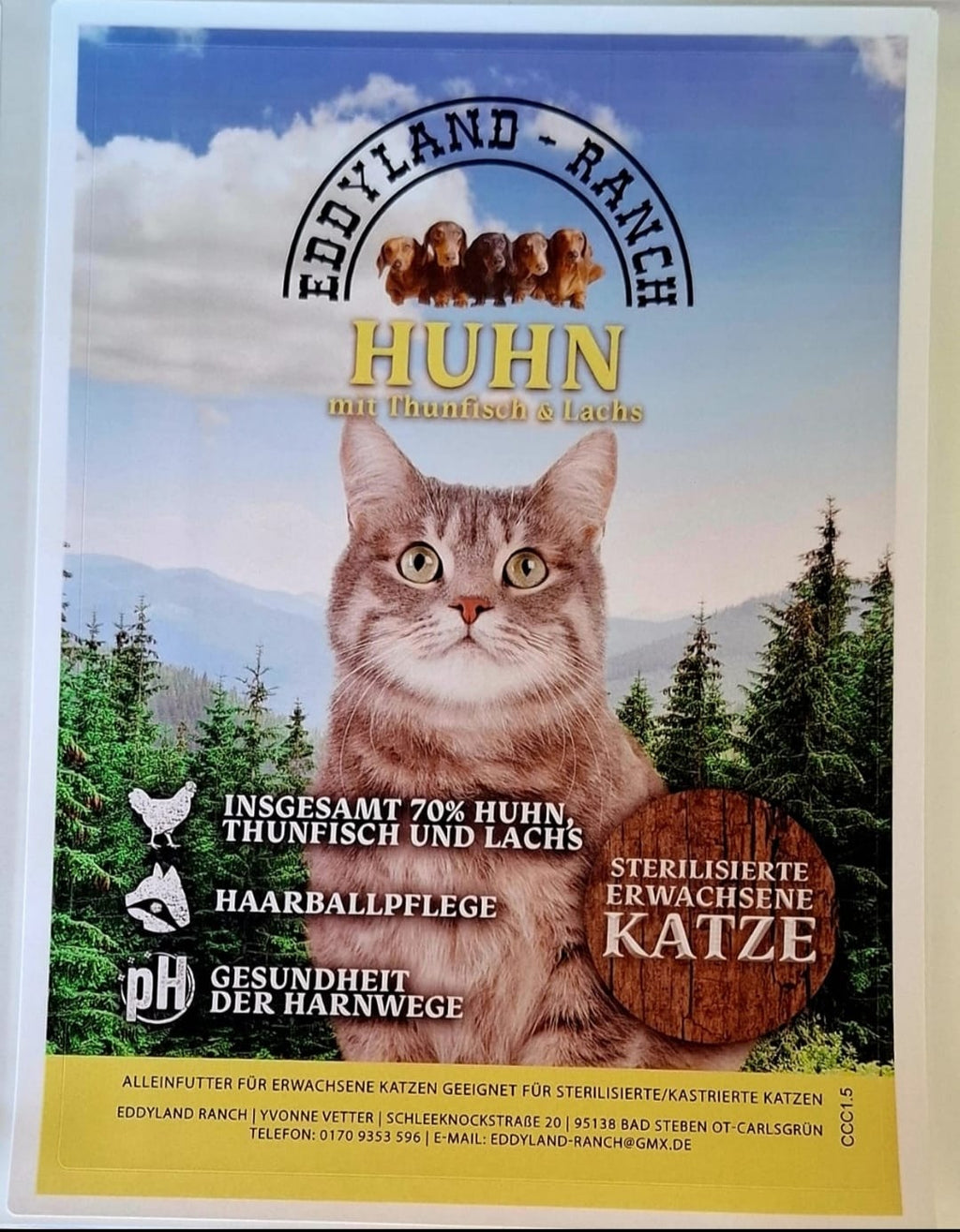 Huhn mit Thunfisch & Lachs