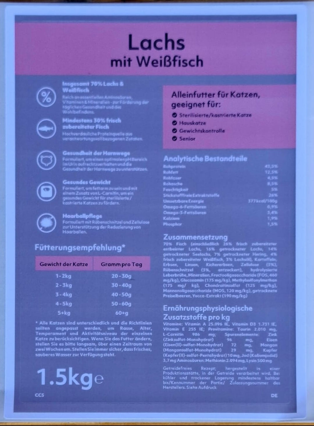 Lachs mit Weißfisch