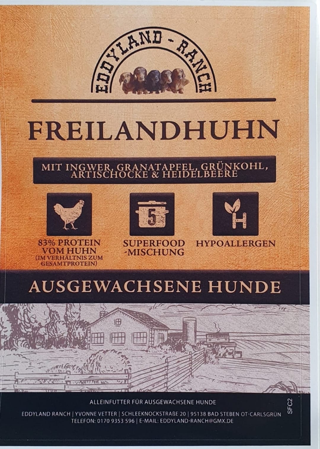 Freilandhuhn