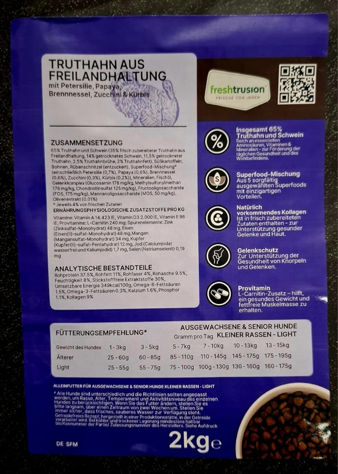 Truthahn aus Freilandhaltung - light