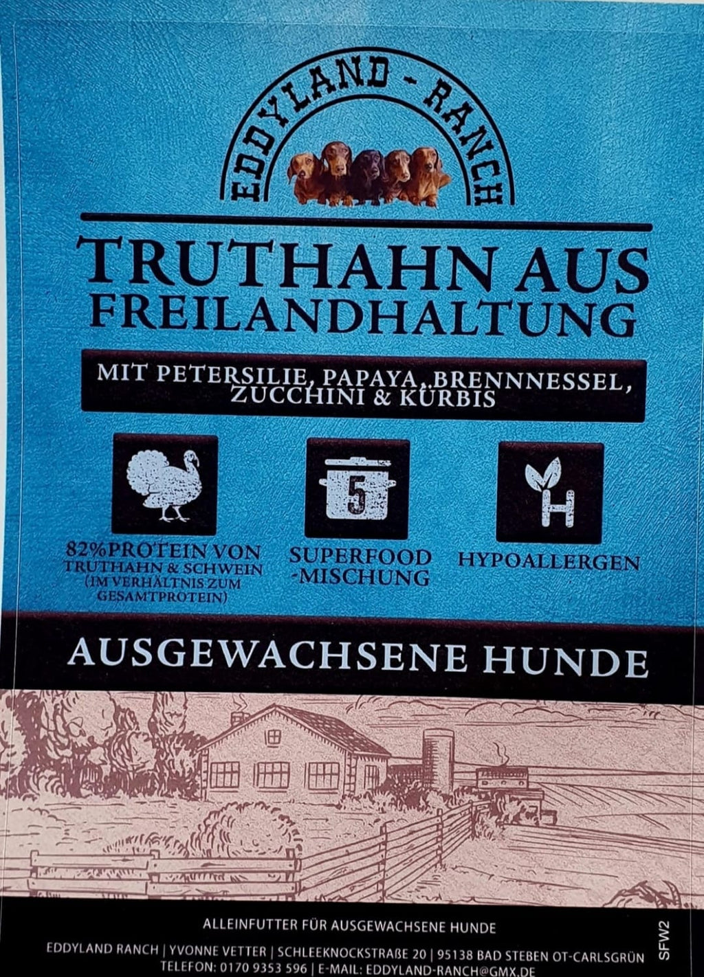 Truthahn aus Freilandhaltung